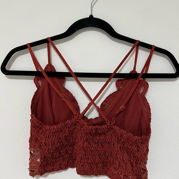 Anemone Terracotta Lace Crochet Cami Tank - Picture 2 of 6